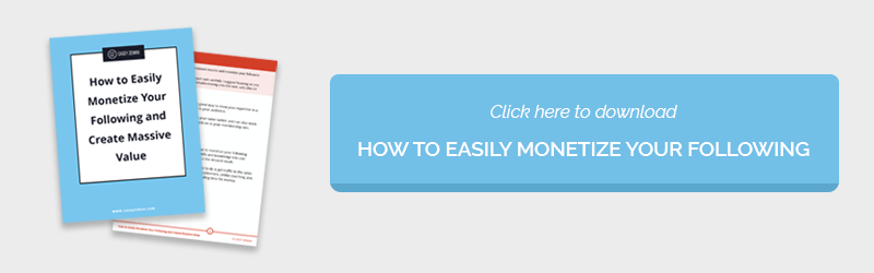 How to Easily Monetize Your Following and Create Massive Value - Checklist